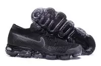 nike hommes lab air vapormax flyknit new black couple models